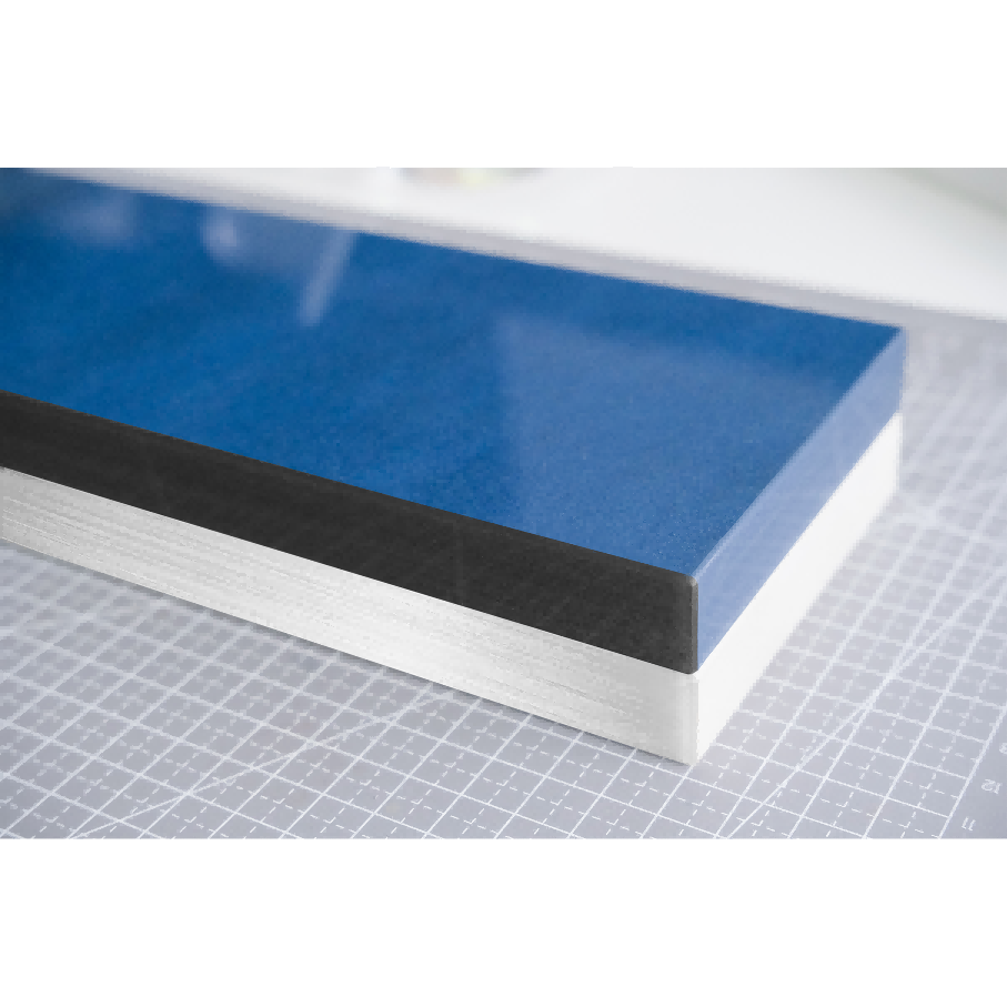 High gloss board edge sealing effect